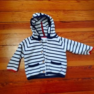 The White Company toddler marine knit sweater 9-12 months